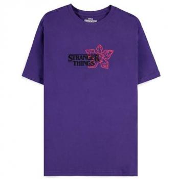 Stranger Things Demogorgon T-Shirt - Purple - Size S - 100% Cotton, Jersey