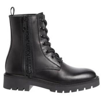 Calvin Klein Stivali Donne 39 Nero Zip
