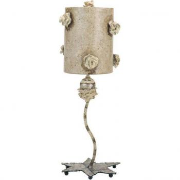 Leuchttischlampe MottLED Tan, E27 - Elstead