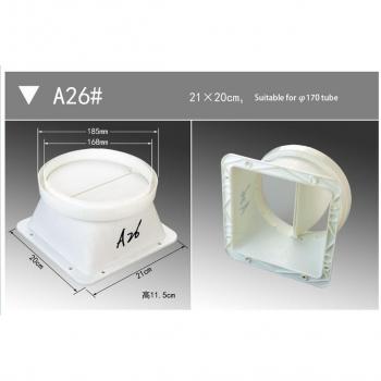 Ventilador de Aletas de Humo con Retención