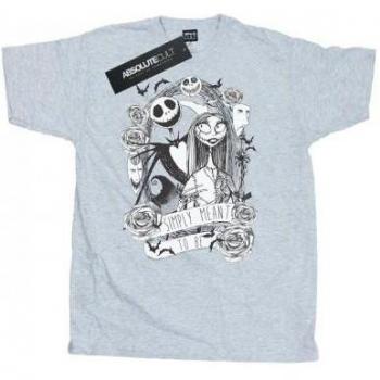 T-shirt Disney Simply Meant To Be - L'Étrange Noël de Monsieur Jack, Taille L, Gris