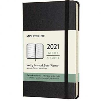 Agenda Moleskine Settimana 12 Mesi – Copertura Morbida Nera