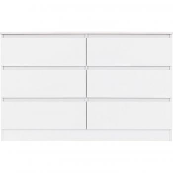 Walker 6 Drawer Chest - White