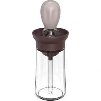 150Ml Glass Oil and Vinegar Bottle with Silicone Brush
