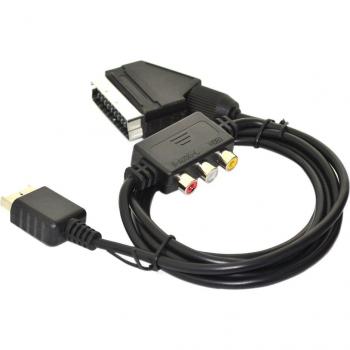 PS2 Scart Cable with AV Box