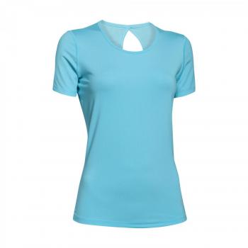 Under armour Ua Heat Gear Coolswitch Short Sleeve Femenino Azul cielo