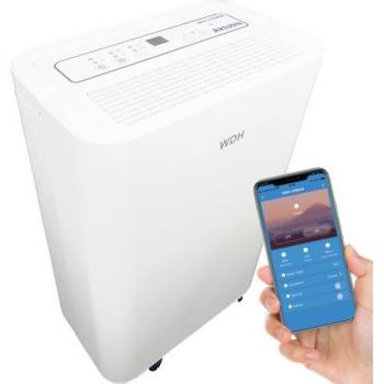 WDH-310EKW Aktobis Luftentfeuchter mit WLAN und Smartphone‑App – 12 l/Tag, 2,5 l Tank