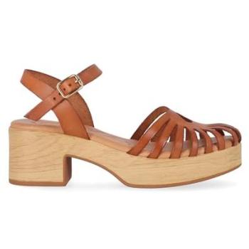 Sandalias CHIKA10 CAPRI 04 de Cuero en color Tan