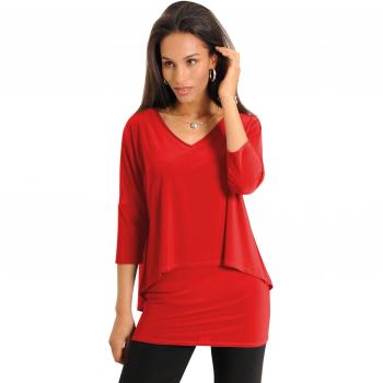 /4-Arm-Shirt NATHALIA rot Gr. 44