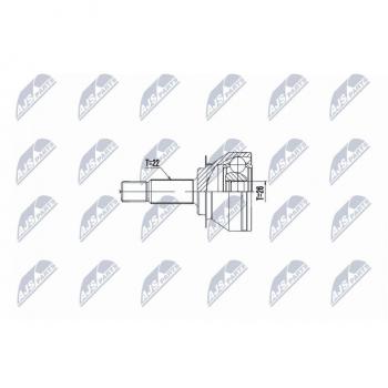 Kit de joints arbre de transmission NTY NPZ-VW-046