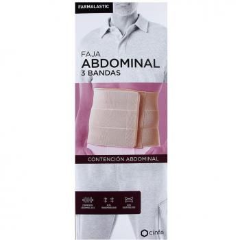 Faja Abdominal Farmalastic 3 Bandas Talla M