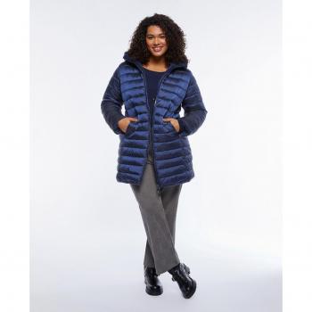 Plumífero Nylon-Peluche Reversible para Mujer