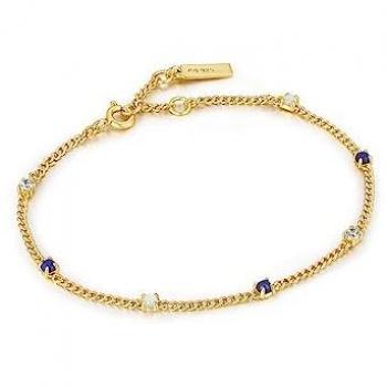 Ania Haie Second Nature Gold-Plated Bracelet with Lapis Gemstone