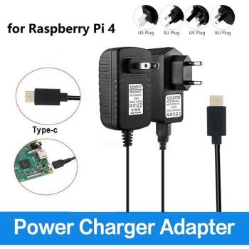 5V 3A Type-C USB Power Adapter for Raspberry Pi 4 Model B