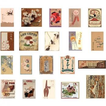 Pack de 20 Autocollants Histoires Japonaises