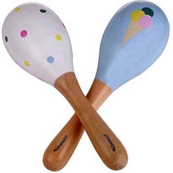 Babywood Rasseln Set – Holzinstrument für Kleinkinder