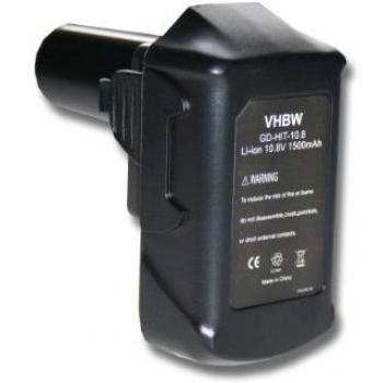 Vhbw - Batteria sostitutiva 1500mAh (10.8V) per Hitachi CJ10DL, CR 10DL, DB 10DL, DB 3DL