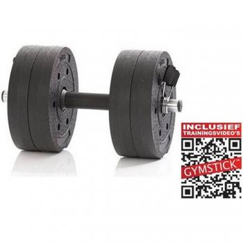 Haltère Gymstick 10 kg en vinyle – Kit complet