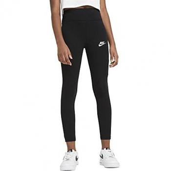 Nike Leggings Sportswear Nero / Bianco 7-8 Anni