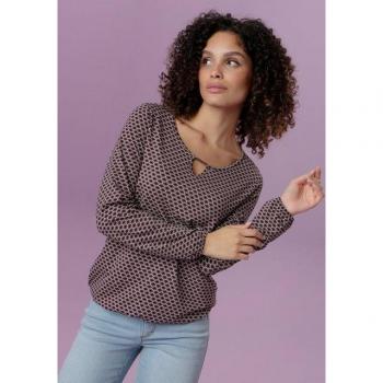 Langarmshirt ANISTON SELECTED in modischen Drucken
