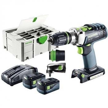 Festool 574706 18‑Volt QuadDrive PDC Drill Kit