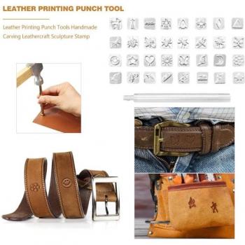 Leathercraft Letter Punch Tool for Insect Series