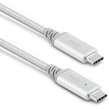Moshi Integra USB-C zu USB Kabel mit Smart LED Grau