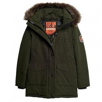 Parka con Capucha de Pelo Sintético Everest Verde para Mujer