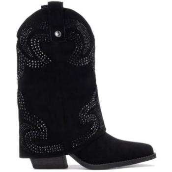 Botines de Mujer Estilo Western Negra