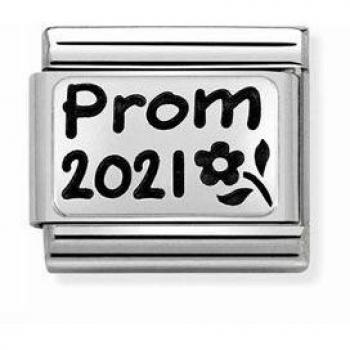 Nominations Classic Oxidized Silver Link Plate