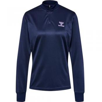 Hummel HmlStaltic Sweatshirt Damen Halbzip Blau XL