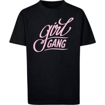 Kinder T-Shirt Mädchengang schwarz
