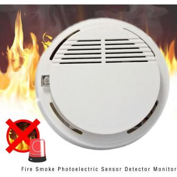 Alarma de humo para el hogar, protección contra incendios, 2 uds