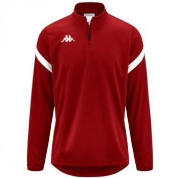 White Half-Zip Kappa Dolvole for Boys