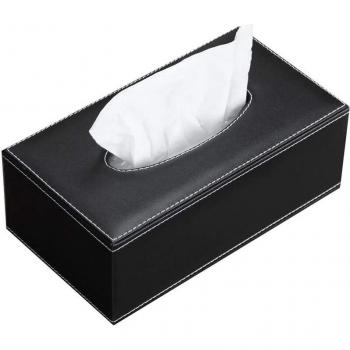 Leather Tissue Box Cover