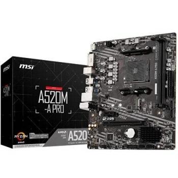 MSI A520M-A Pro - Placa base AM4 micro-ATX