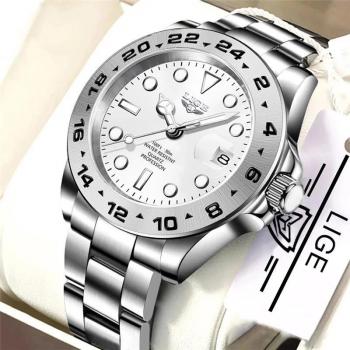 Reloj de Pulsera LIGE Resistente al Agua