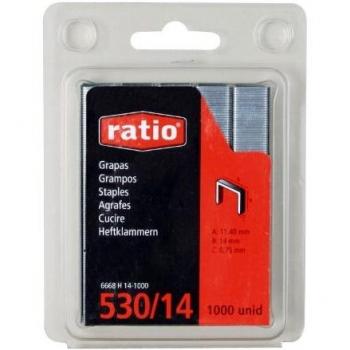 Grapas Ratio 6668H8-1000 - 8 Mm Blister 1000 Unid
