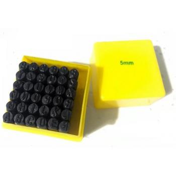 Kit de 5 mm de Estampado de Cuero – Set de 36 Punzones para Cinturón