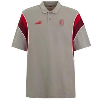 Ac Milan Puma Polo Maglia Grigio Cotone Ftbl Archive UOMO 2024 M