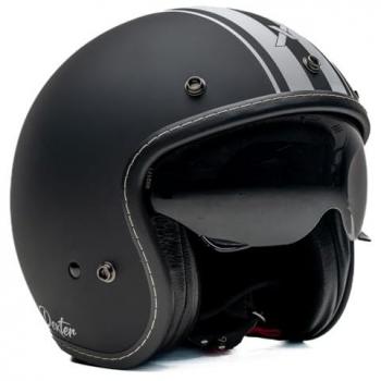Casque Moto Homologué MOTOBLOUZ ELEMENT STRIPE Noir Mat
