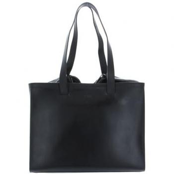 Pnch by Bree, Handtasche, Nikka 3 Schultertasche Leder 38 cm, Schwarz