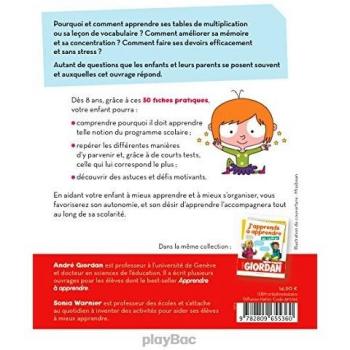 J'apprends à apprendre - à l'école