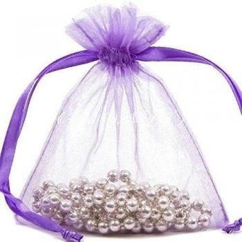 Bolsa de organza para bodas y fiestas de 10 cm x 15 cm