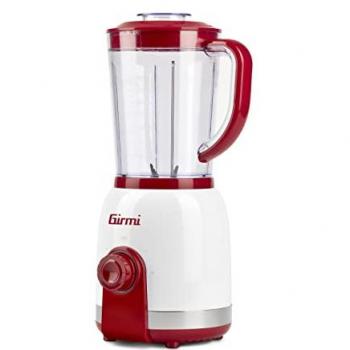 Girmi fr27 frullatore 350 watt 1 litro 6 lame bianco-rosso