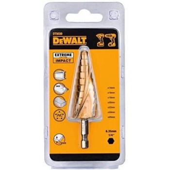 DEWALT Step Drill Bit, Extreme Impact, 14-25mm (DT5030-QZ)
