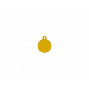 IMARC Circle Yellow Gold Tag