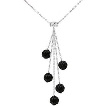 LOVA LOLA VAN DER KEEN Collier Cascata di Diamanti Sintetici in Argent 925