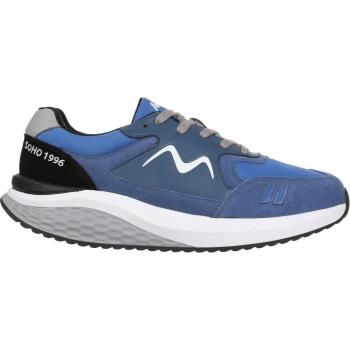 MBT Soho 1996 Zapatillas de cuero auténtico para hombre - Negro/Gris
