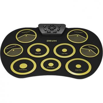 USB-Powered Roll-Up Drum Set with Foot Pedals
